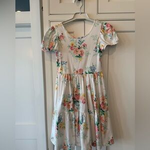 Janie and Jack White Floral Kids Dress